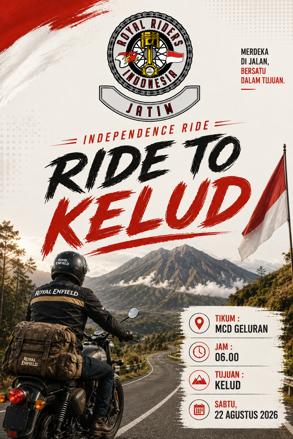 INDEPENDENCE RIDE TO KELUD